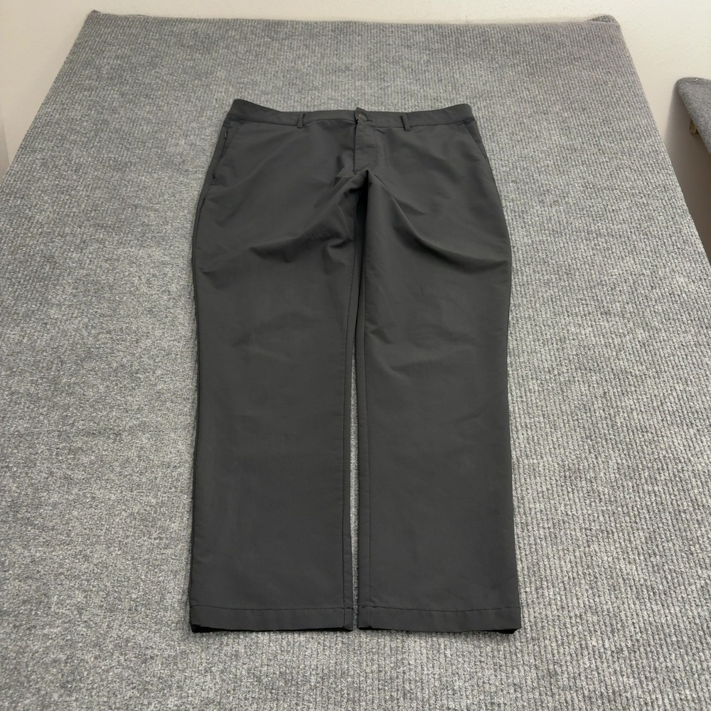 Banana Republic Pants Mens 36x30 Gray Polyester Performance Chino Casual Style